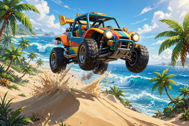 Beach Buggy Blitz MOD APK key art