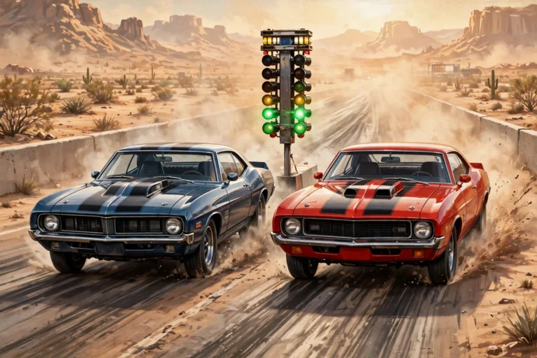 Drag Racing MOD APK key art