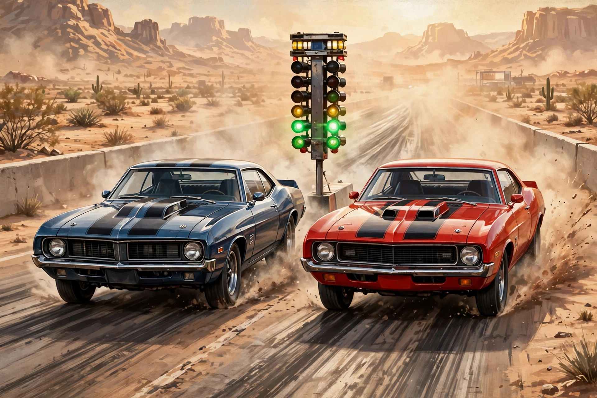 Drag Racing MOD APK key art
