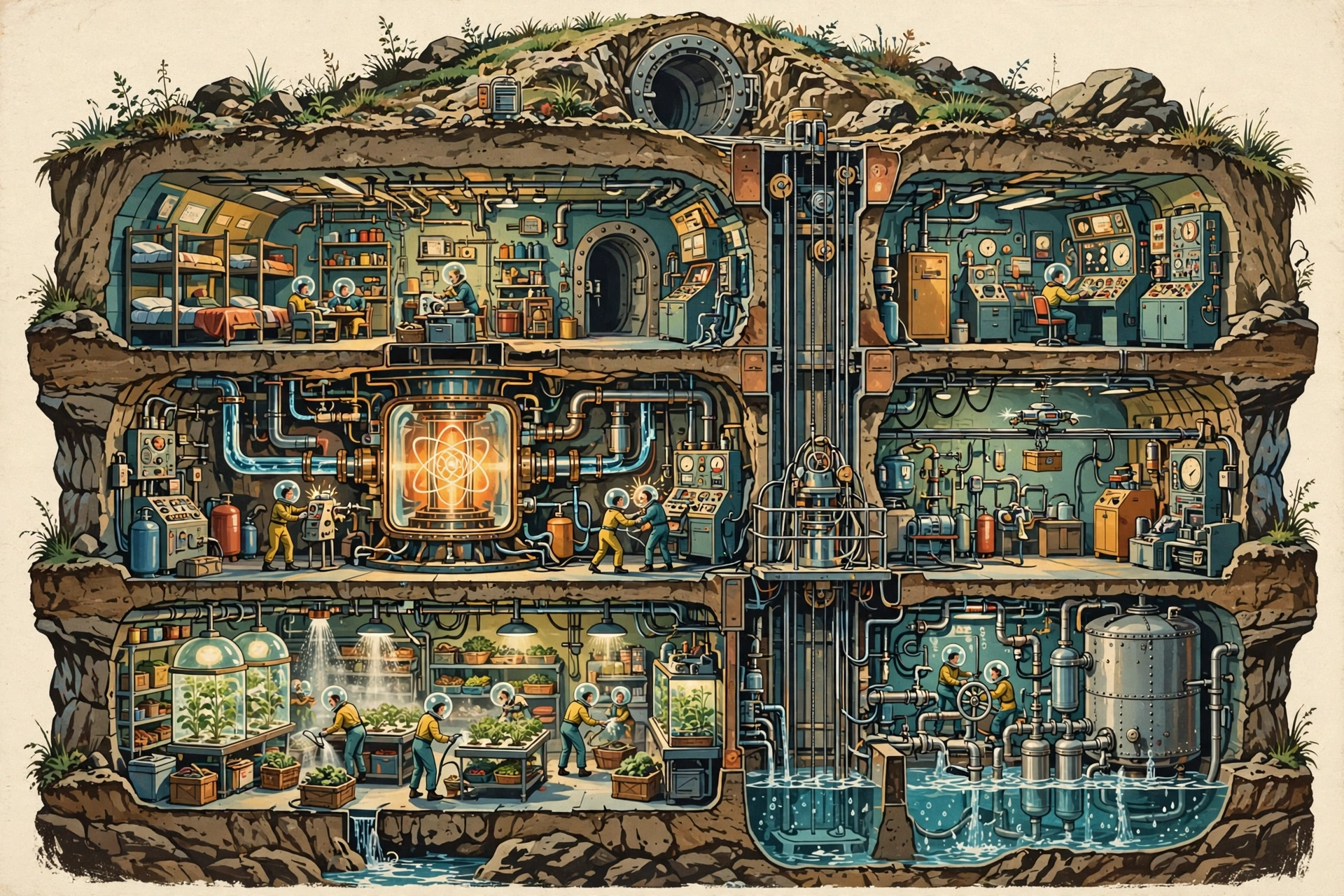 Fallout Shelter MOD APK key art