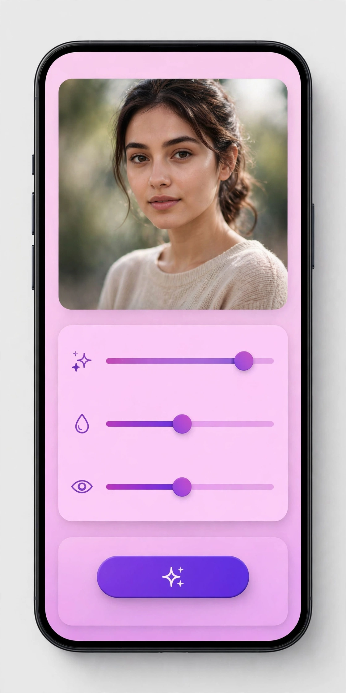Hypic AI photo editor interface