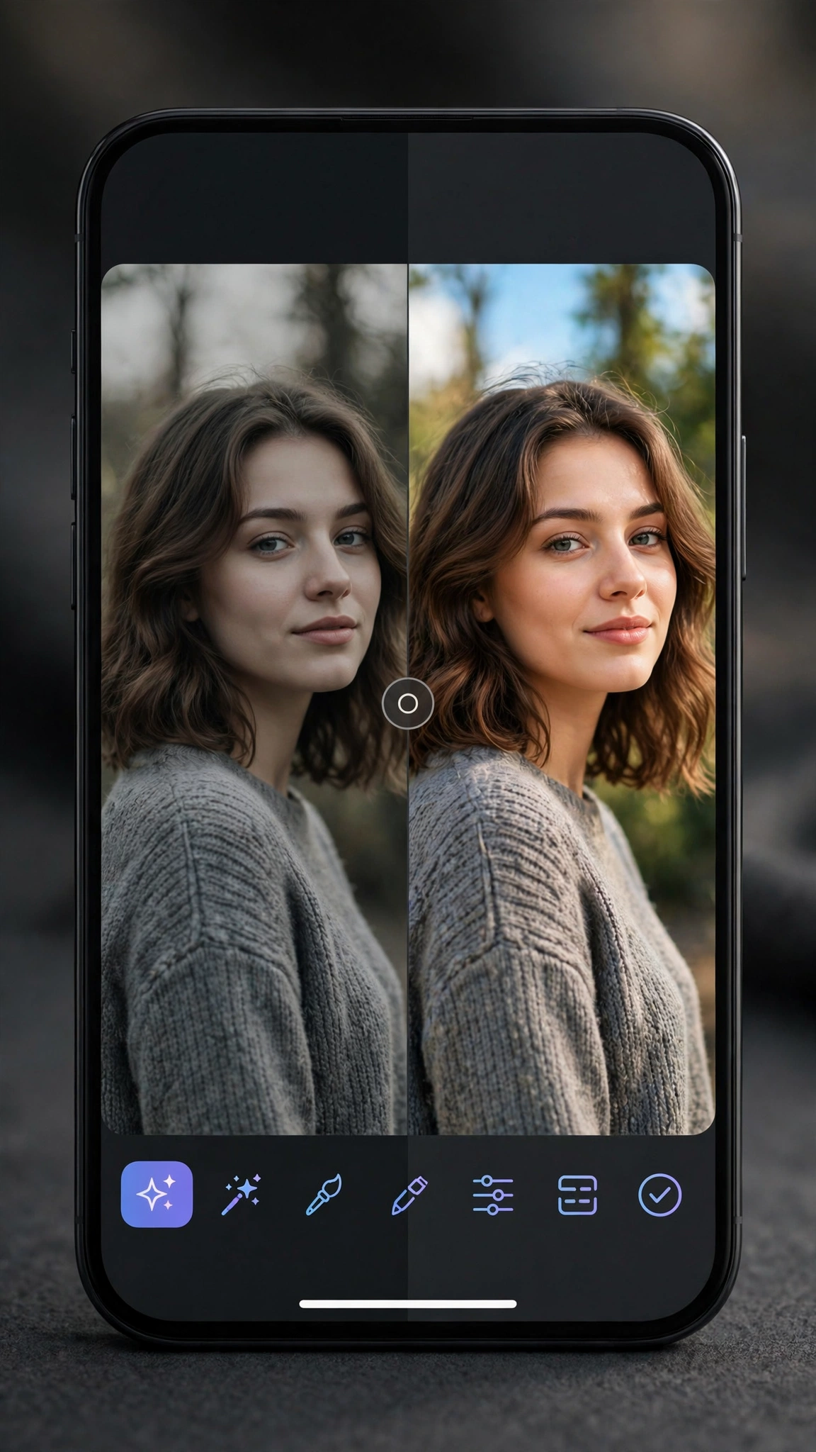 Hypic before and after photo enhancement