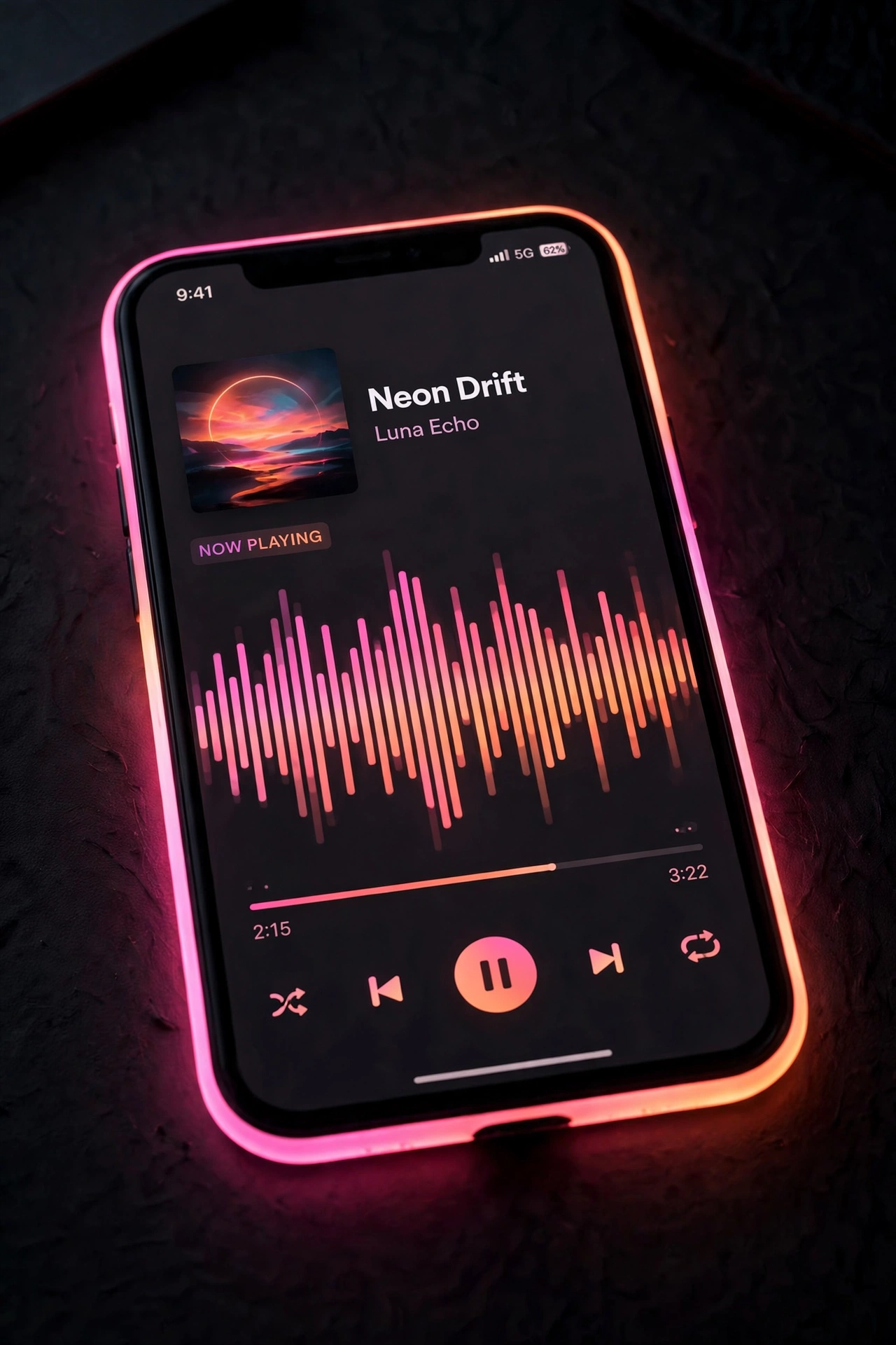 Always On Edge music visualizer edge effects