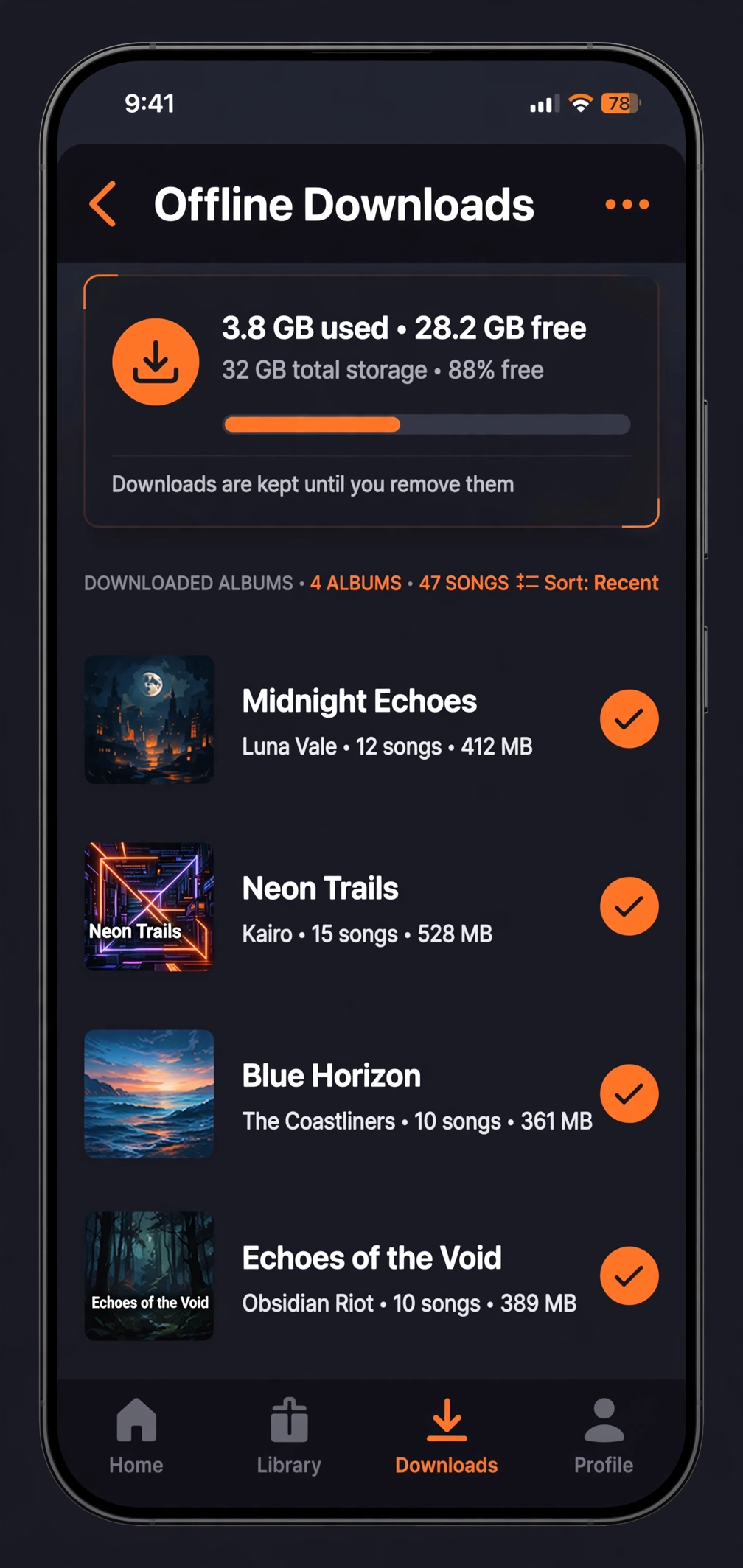Audiomack offline playlist downloads