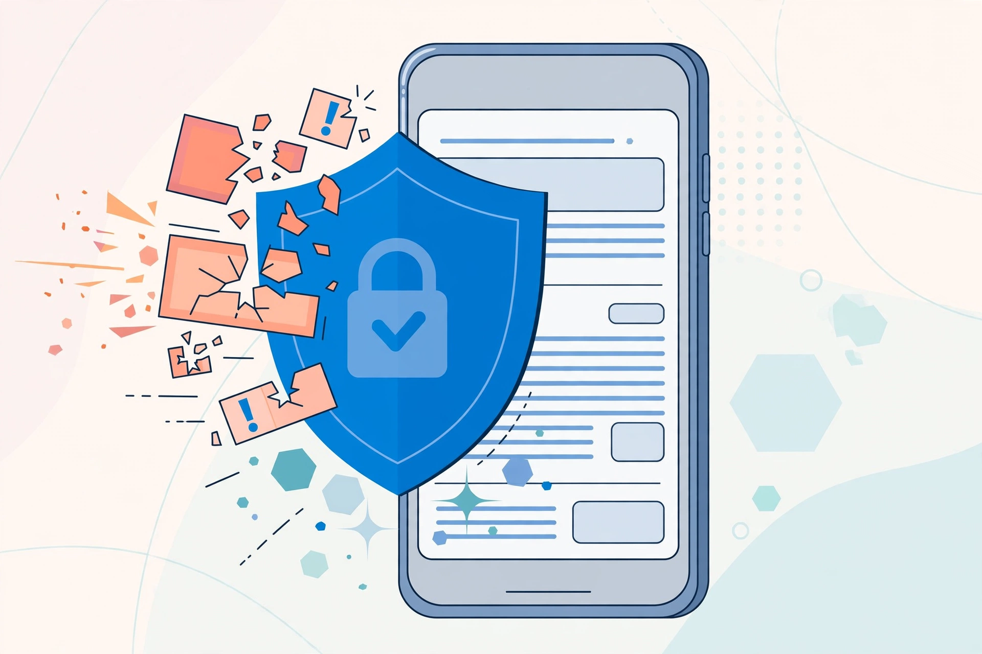 Brave browser home screen with Shields privacy stats