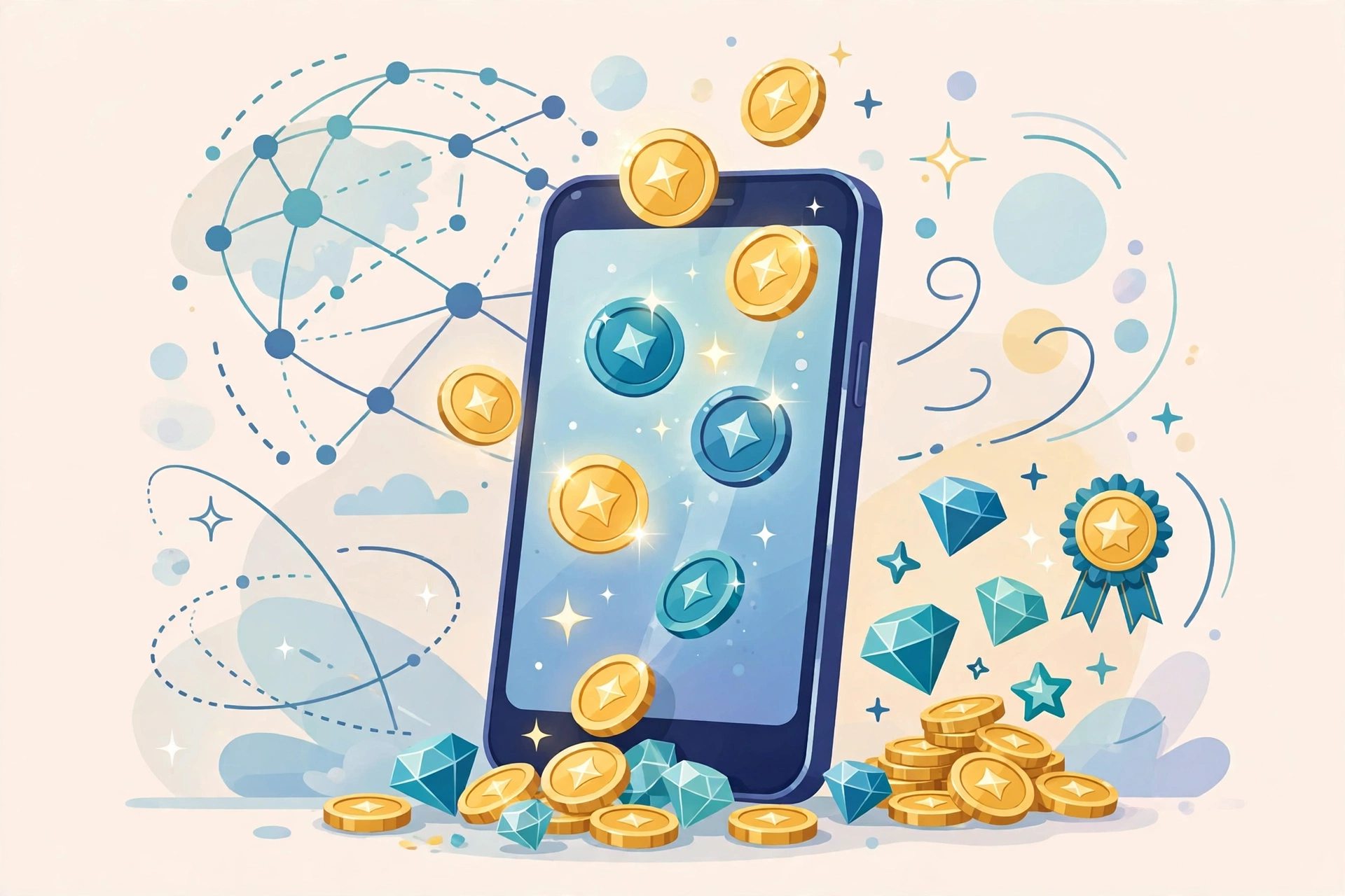 Brave Rewards panel showing earned BAT tokens