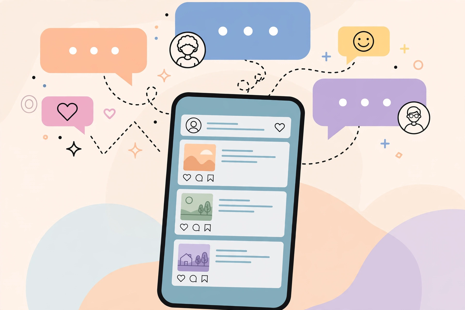 Facebook Groups and community screen