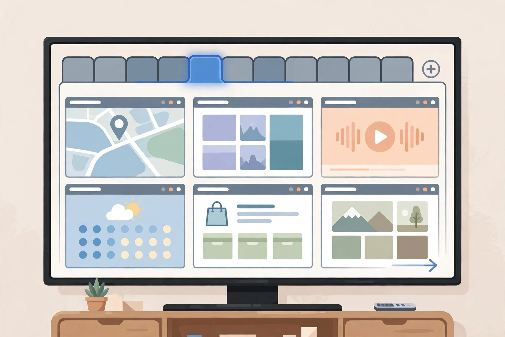 Private browsing mode on a smart TV