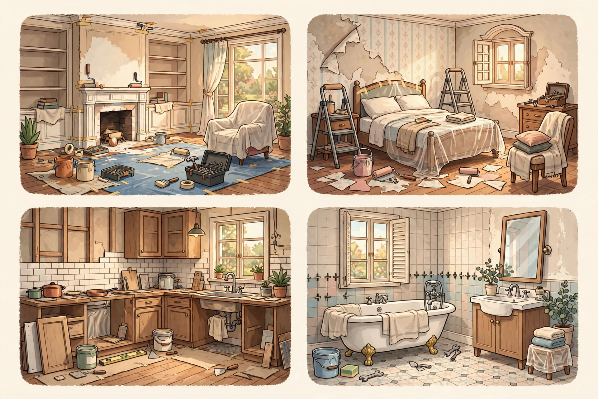 Choosing decor styles in the family mansion