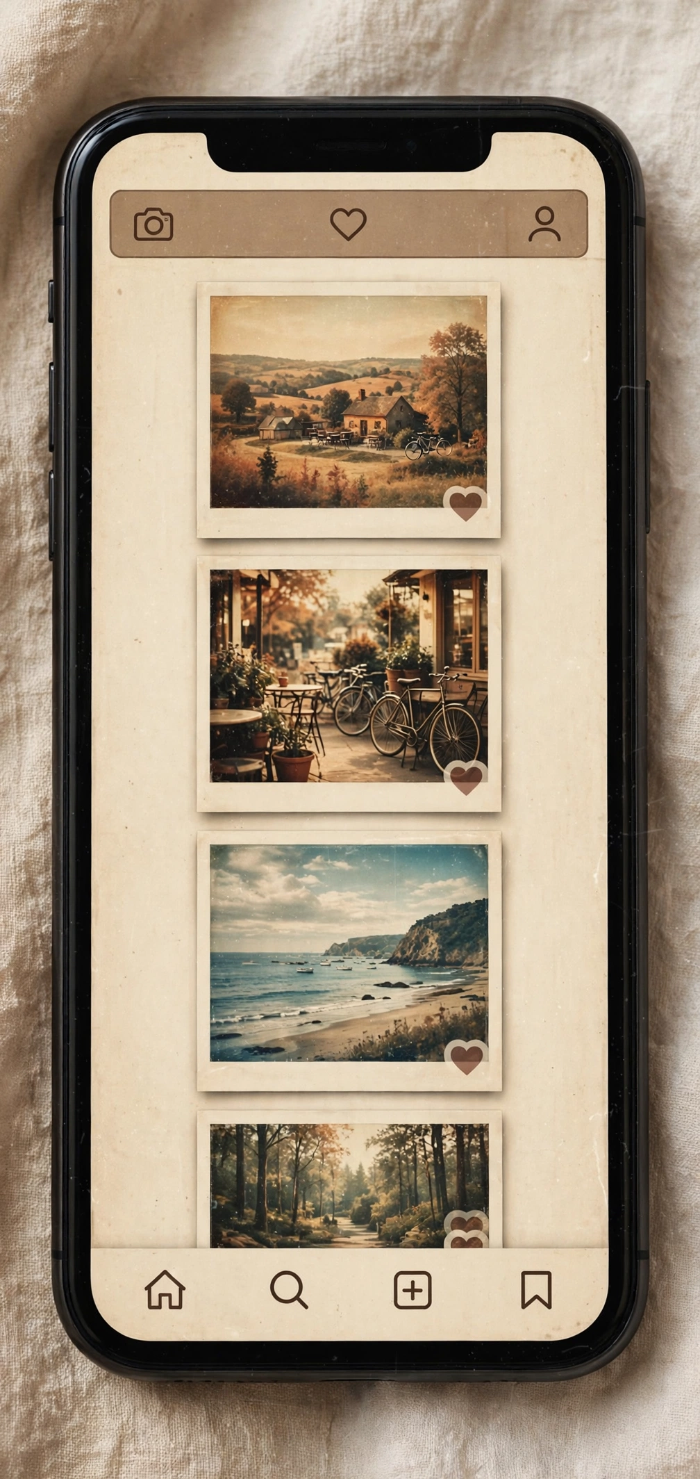 Instagram old version Stories viewer interface