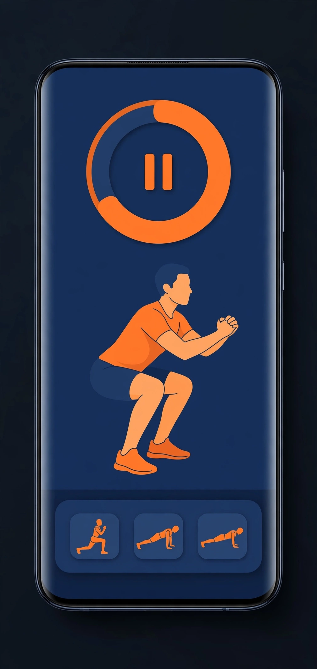 Lose Weight App for Men 30-day workout plan screen