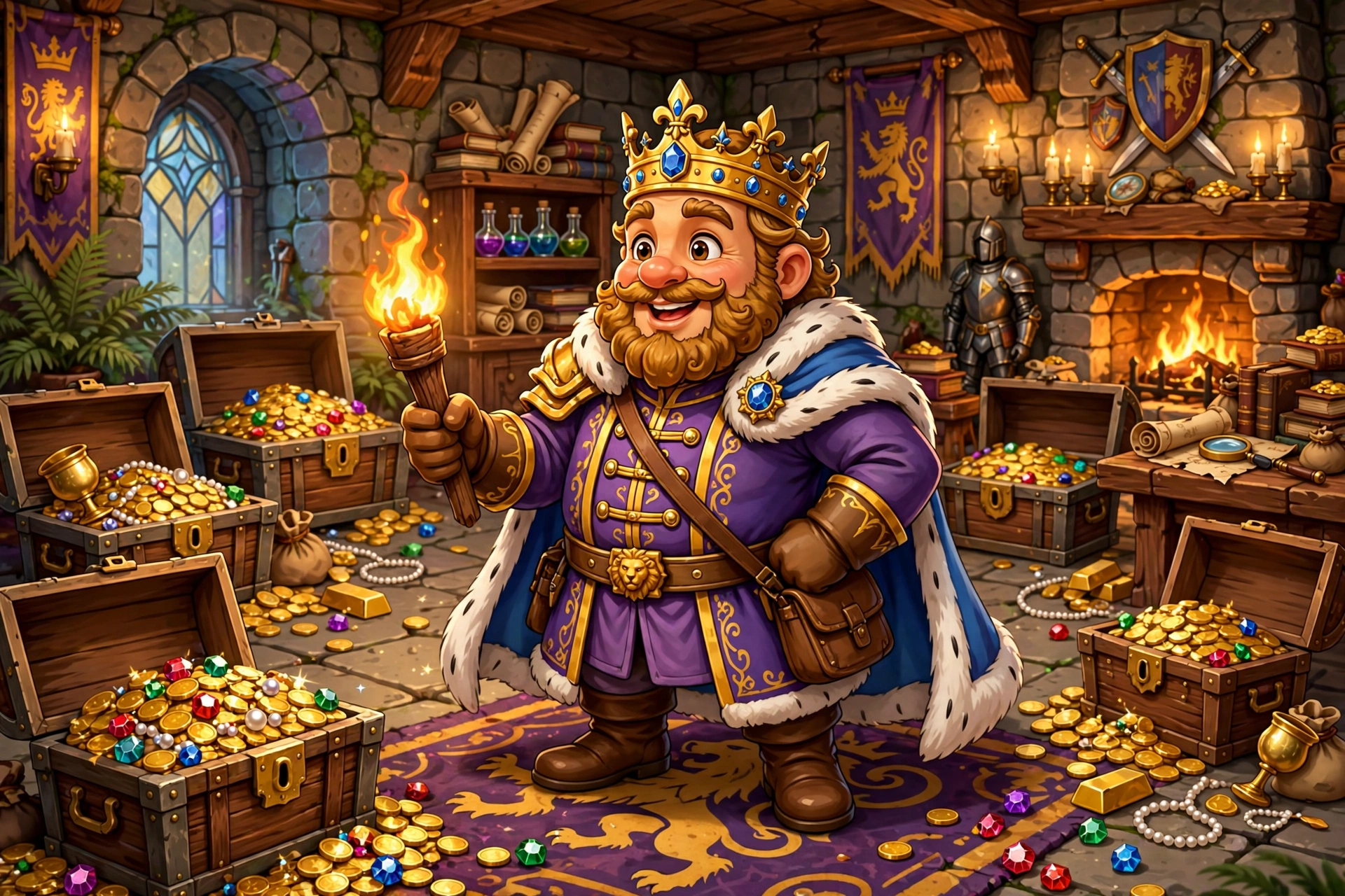 decorating the king's castle rooms