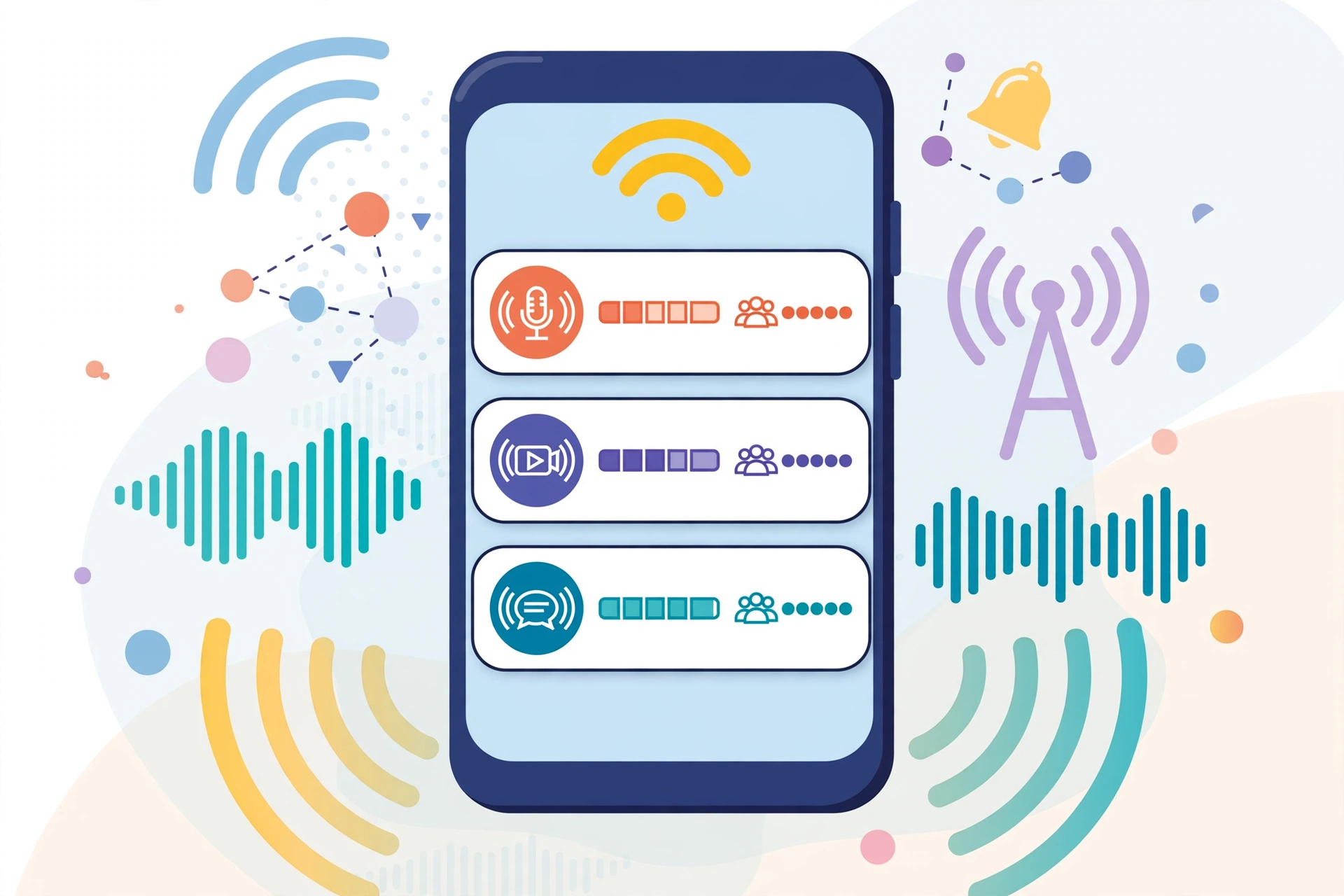 Telegram chat list interface