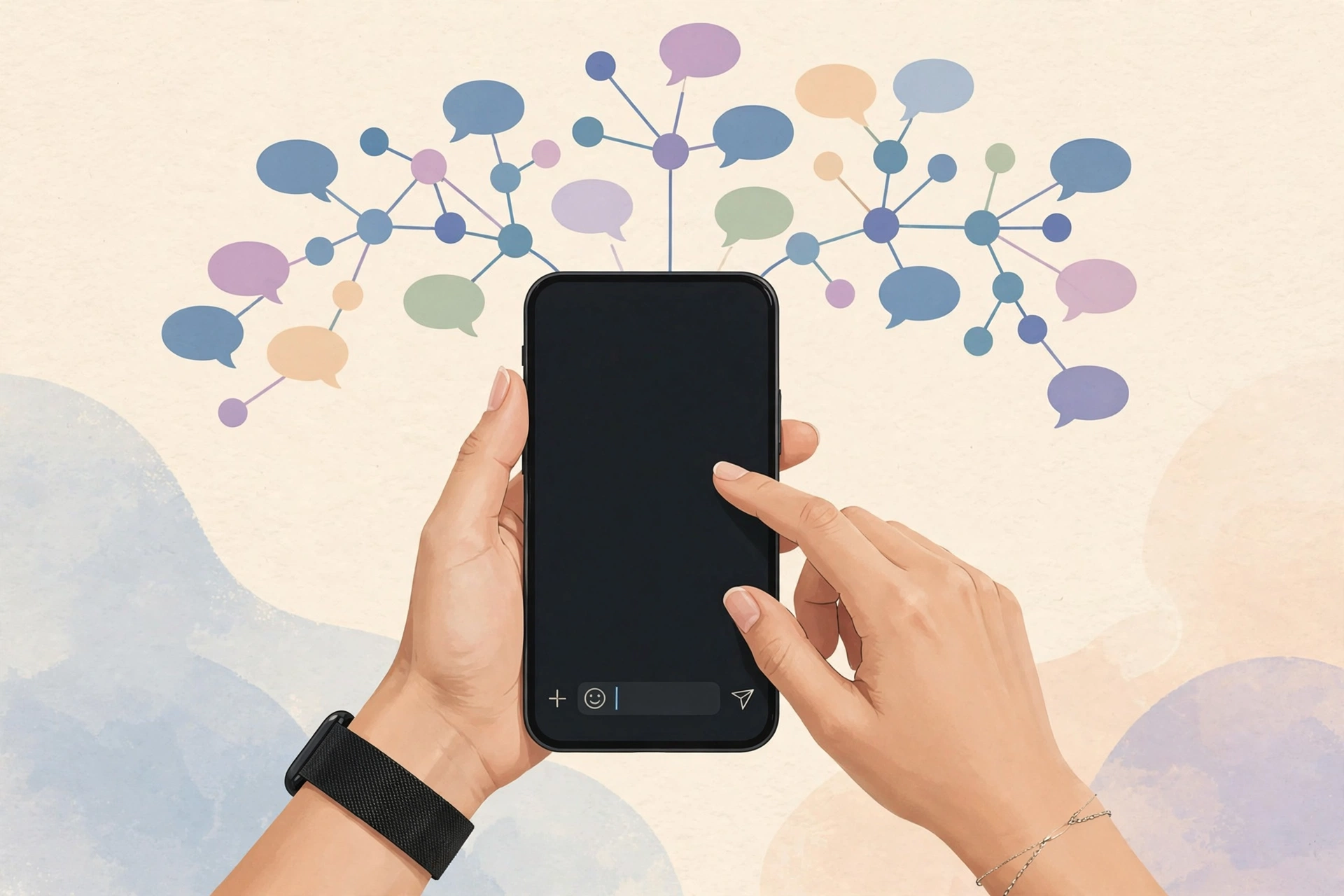 Threads text post composer screen