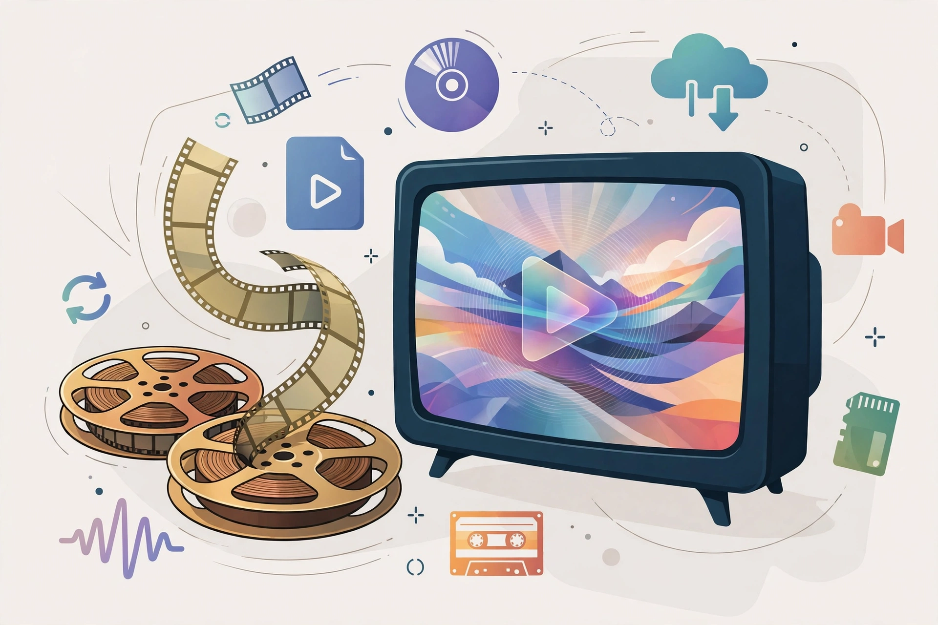 VLC APK for Firestick playing a movie on Fire TV