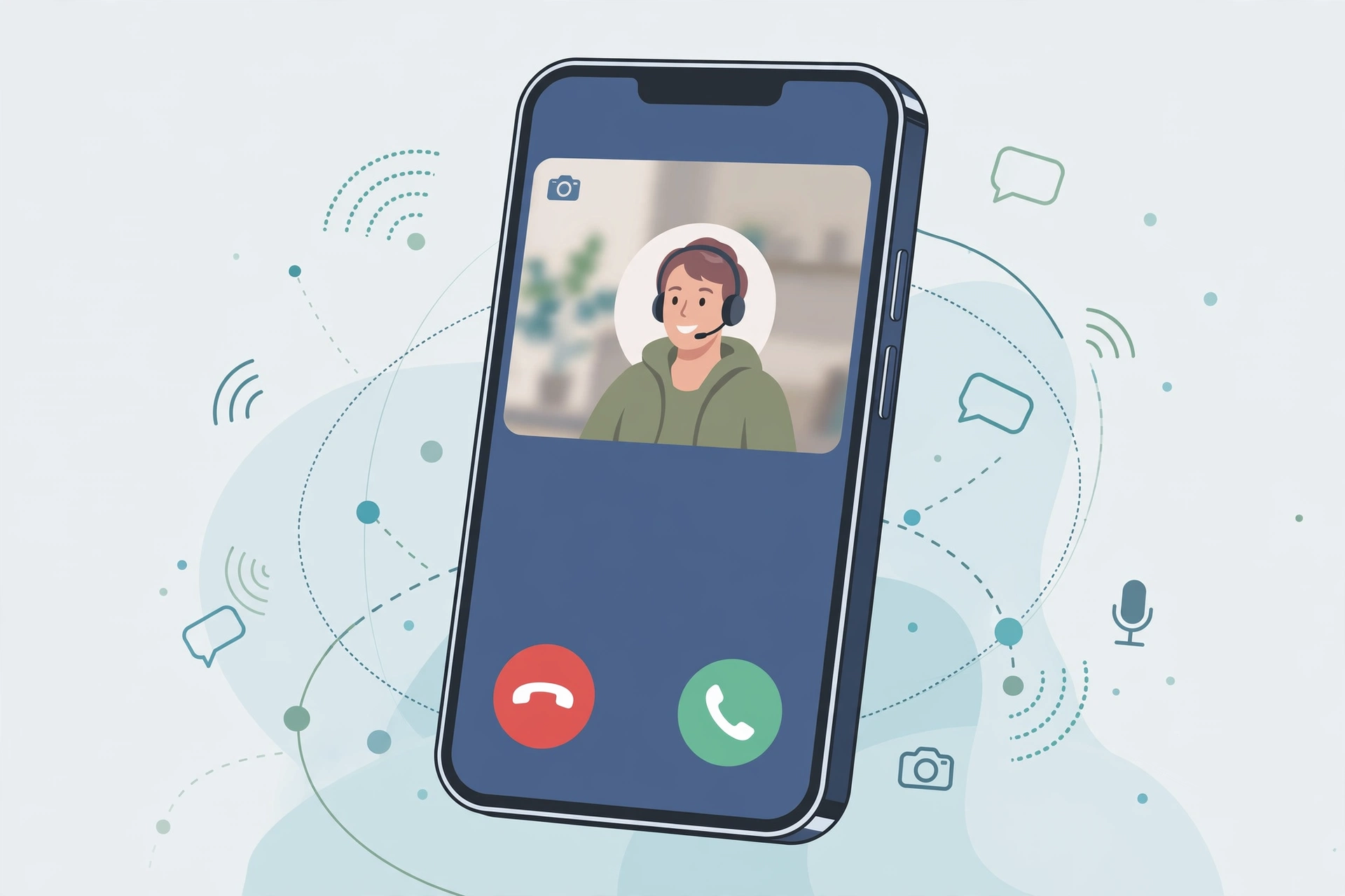 WhatsApp group video call with several participants