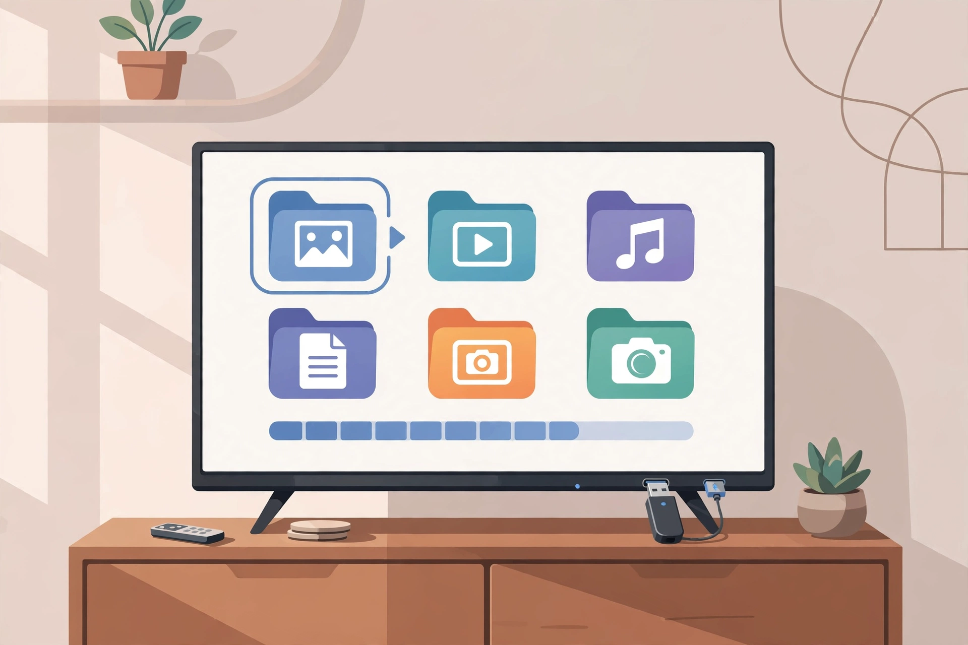 X-plore built-in media player on Android TV