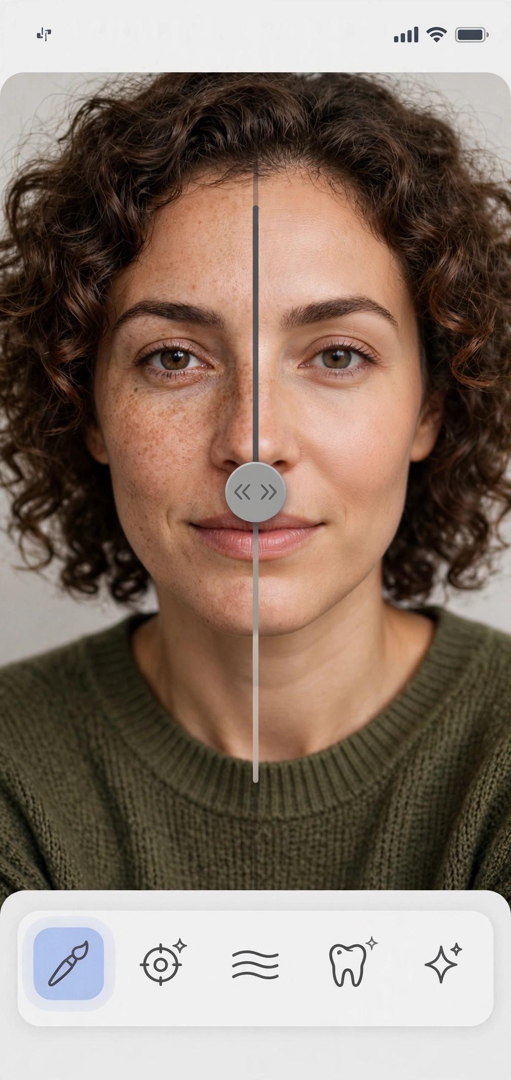 Polarr portrait retouching tools